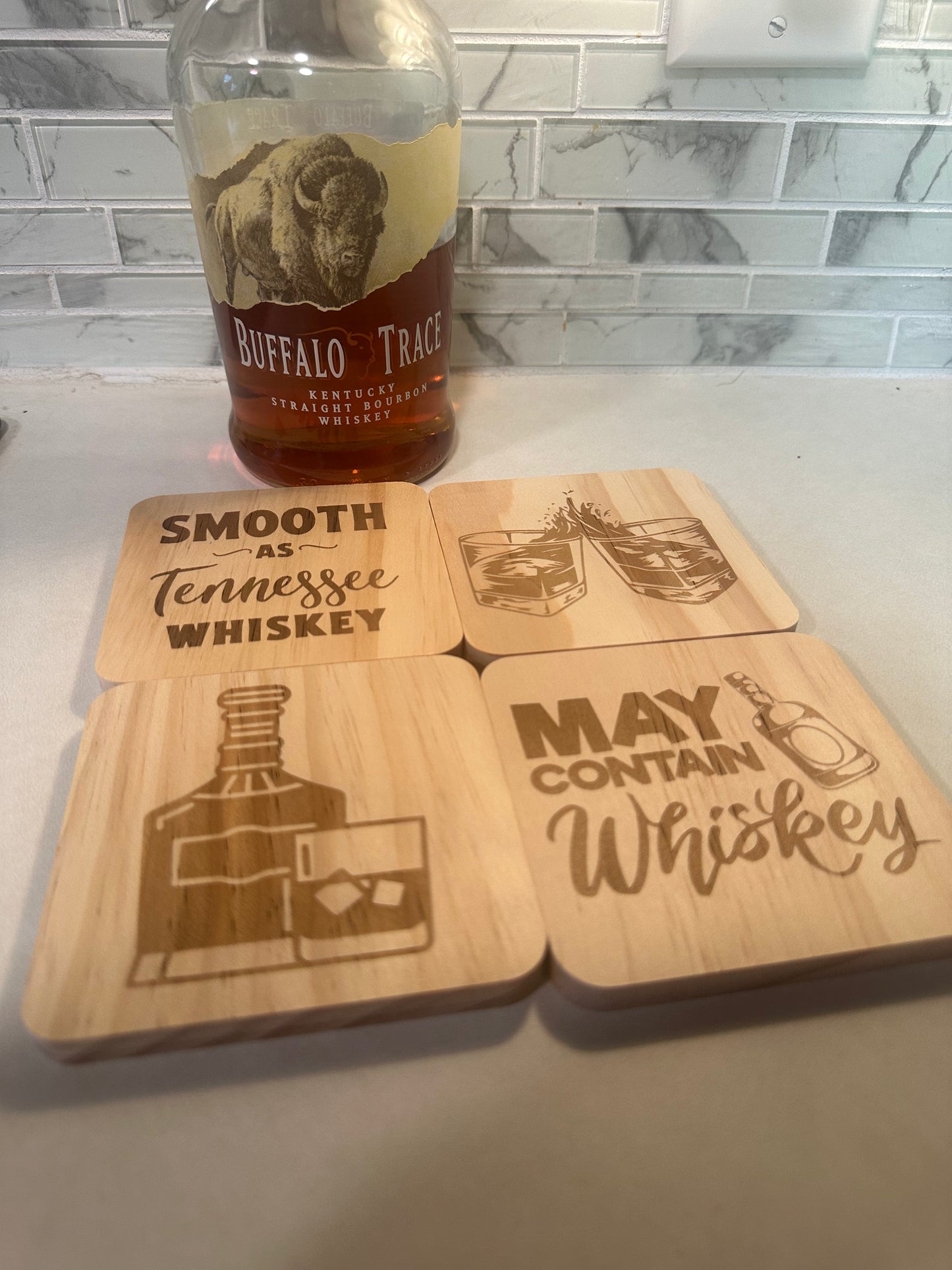 Whiskey Coasters