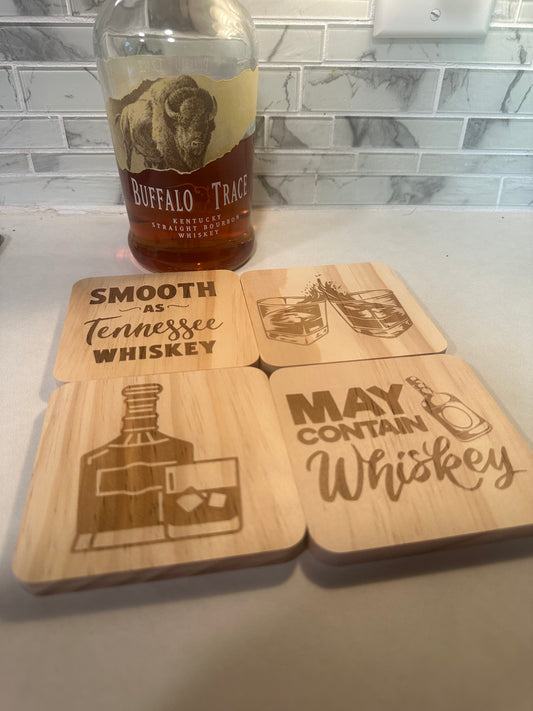 Whiskey Coasters